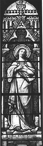 2 verrières : Immaculée Conception, saint François de Sales