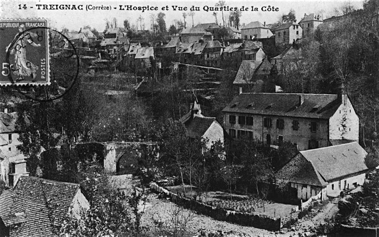 Quartier de la Côte, hospice et Vieux Pont.