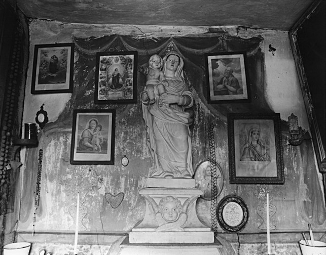 Statue (demi-nature) : Vierge à l'Enfant dite Notre-Dame de la Paix