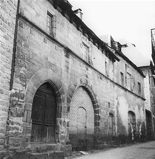 Façade sur la rue Fleyssac (détruite) .