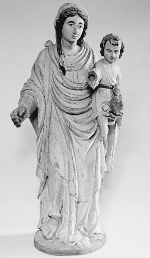 Statue : Vierge à l'enfant