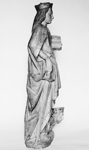 Statuette : sainte Catherine