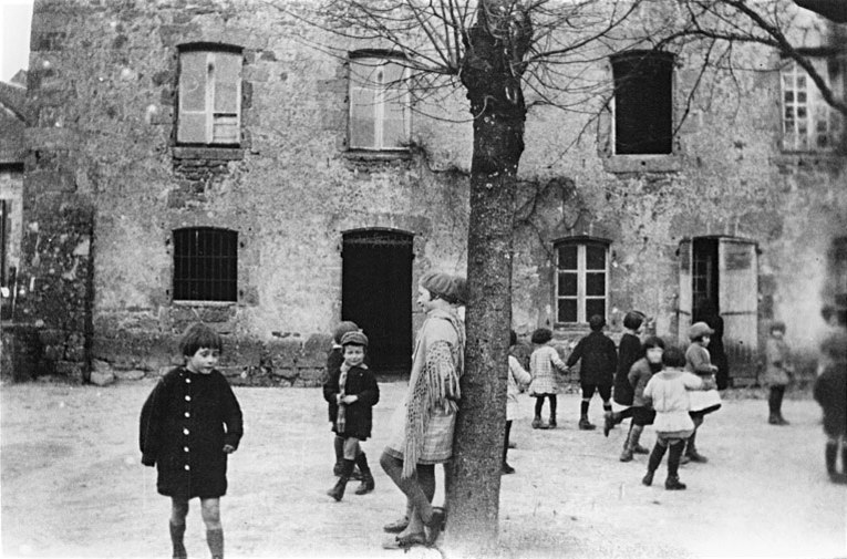 Façade sur cour (détruite) .