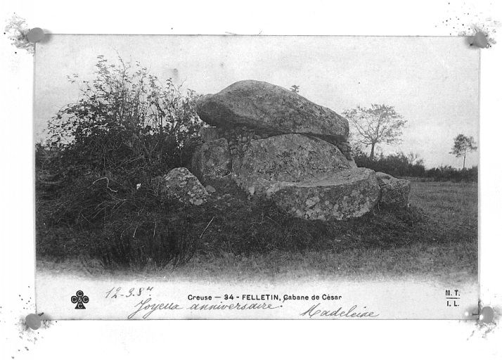 Dolmen dit la cabane de César