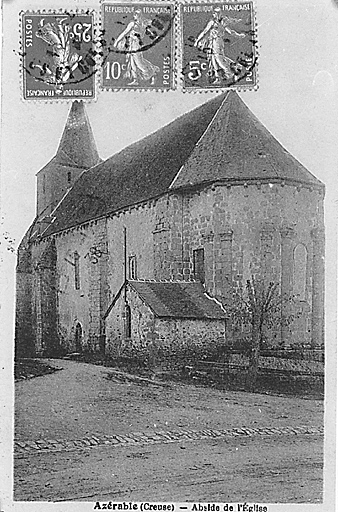 Vue du chevet et de l'ancienne sacristie.