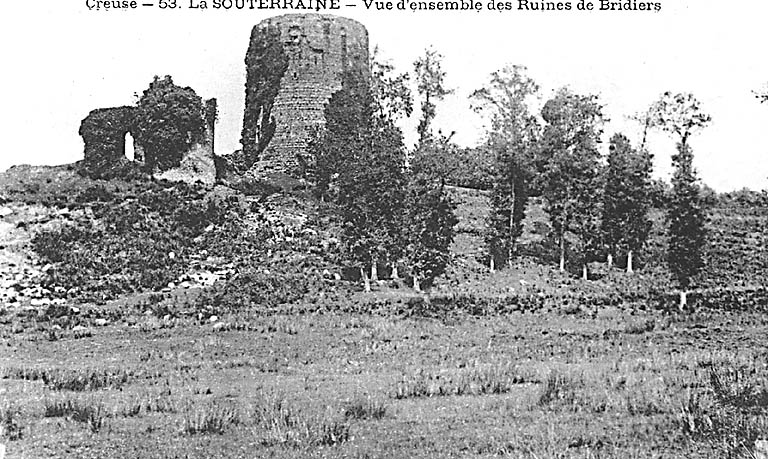 Vue d'ensemble des ruines, prise depuis le sud-est, vers 1900.