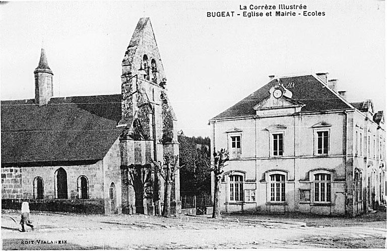 Eglise et mairie-écoles.