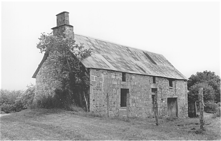Vue sud-ouest du logis.