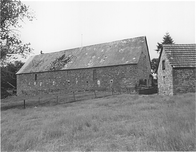 Grange-étable, côté nord.
