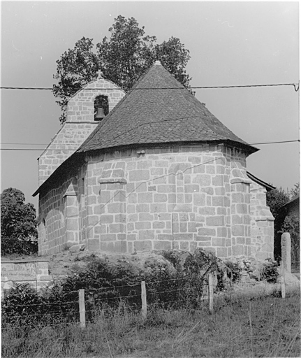 Vue du chevet.