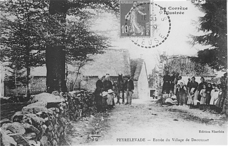 Entrée du village de Drouillat.