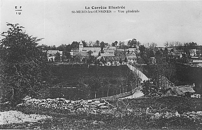 Vue générale du bourg.