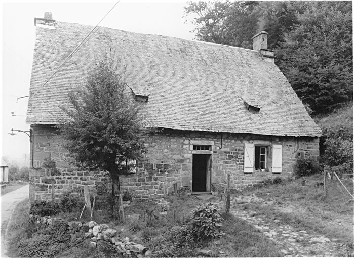 Elévation sud du logis.