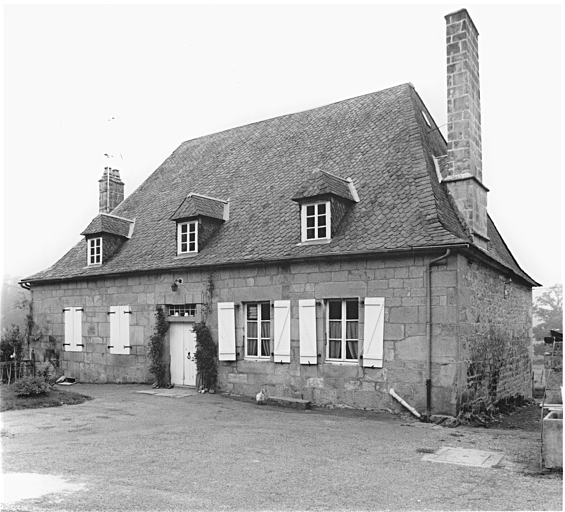 Vue du logis, daté 1813.