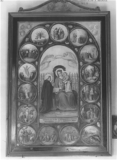 Tableau : l'Institution du Rosaire