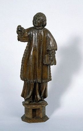 Statuette de saint Léonard, face.