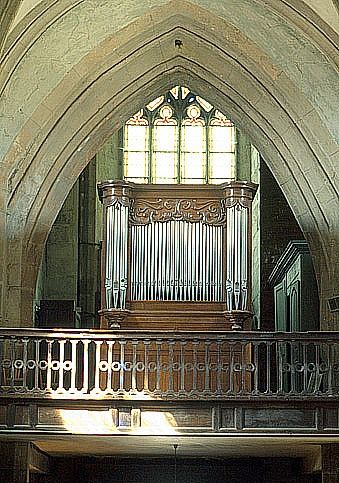 Orgue de tribune : partie instrumentale de l'orgue