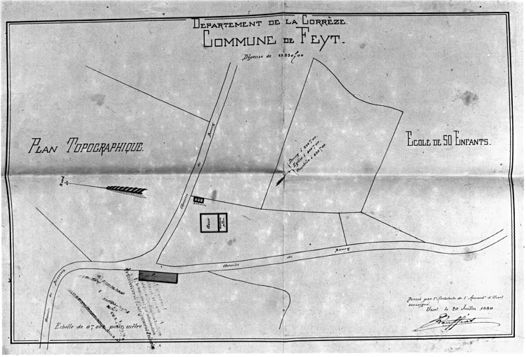 Plan topographique.