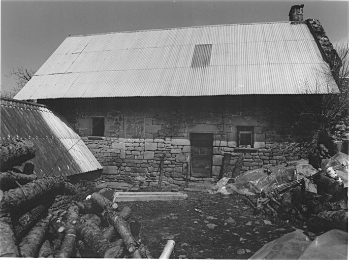 Elévation sud du logis.