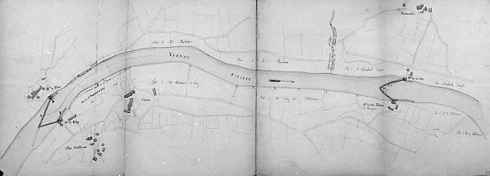 Moulins de la Mie et de chez Finesse, plan général des lieux.