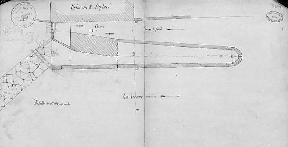 Usine du sieur Peytari. Plan.