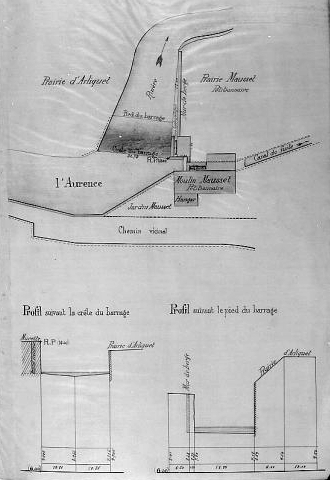 Appartenant à M. Mausset. Plan.