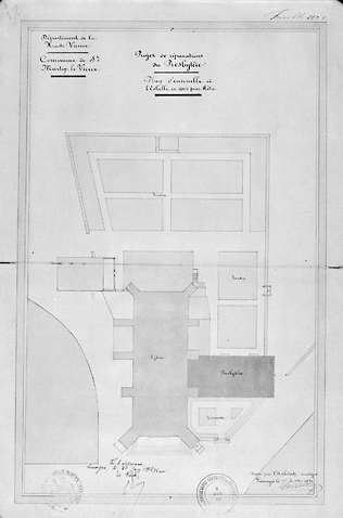 Projet de réparation. Plan d'ensemble.