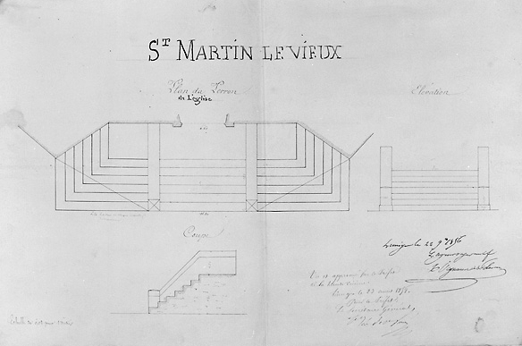 Plan du perron.