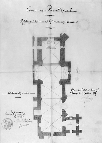 Réfection de la toiture de l'église et agrandissement.