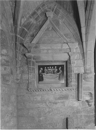 Mur est de la chapelle nord.