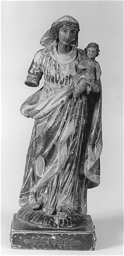 Statuette : Vierge à l'Enfant