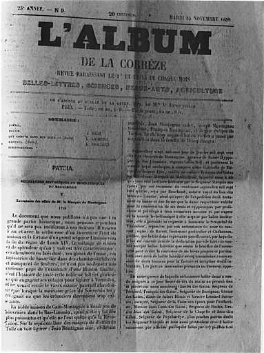 Publication de l'inventaire du château.