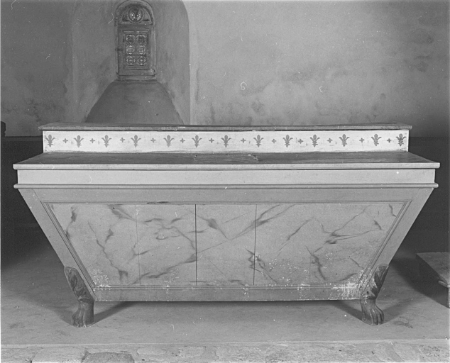 Ensemble de l'ancien maître-autel