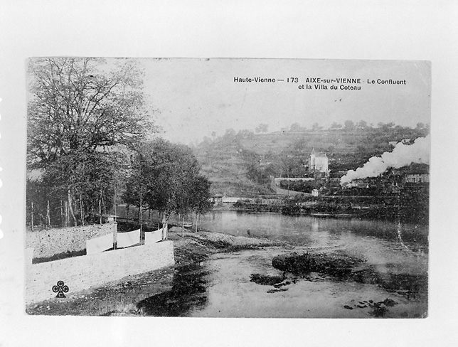 Le confluent et la villa du Coteau.