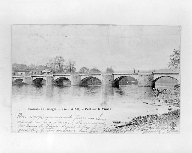 Le pont sur la Vienne.