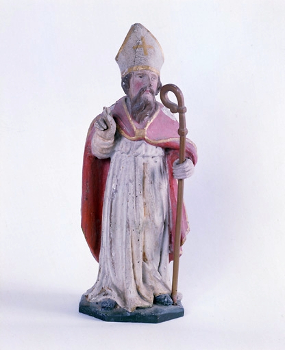 Statue (statuette de tabernacle) : saint évêque