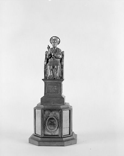 Statuette-reliquaire : saint Pierre