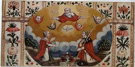 Déposé dans la chapelle latérale sud. Vue générale.