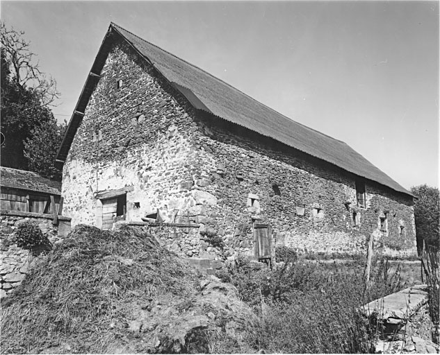 Grange-étable, vue générale.