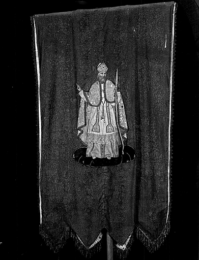 Revers : saint évêque.