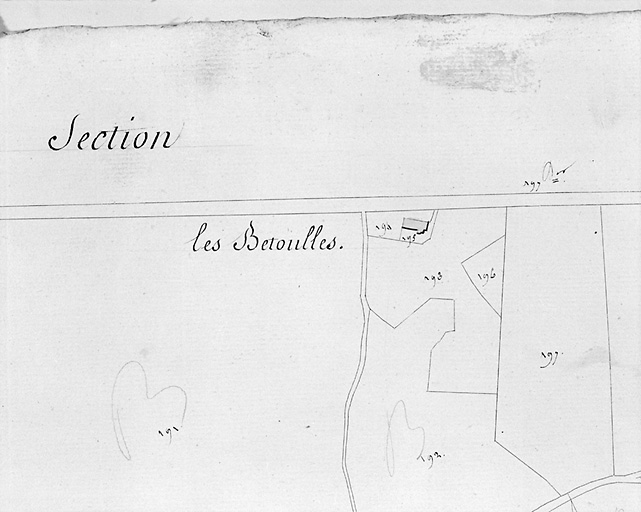 Tuilerie-briqueterie mentionnée sur le cadastre de 1819.
