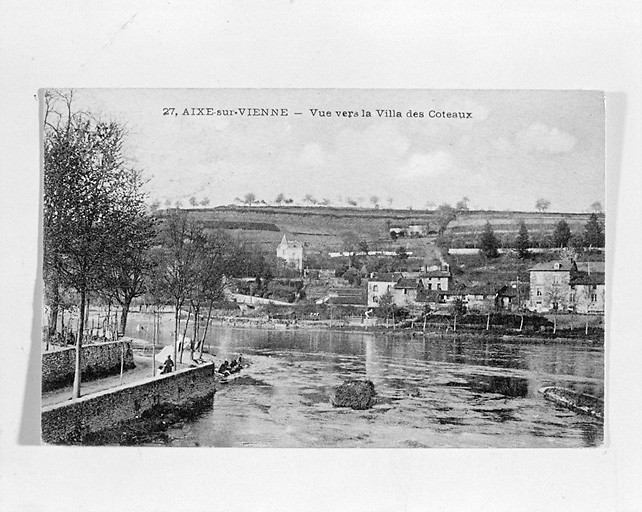 Quartier Outre-Vienne. Vue de la partie nord-ouest du quartier, en aval du pont de la Vienne.