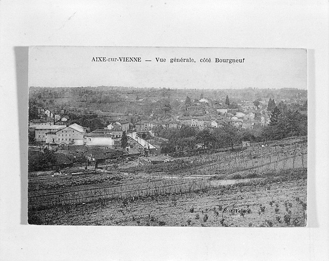 Vue générale depuis les coteaux du quartier d'Outre Vienne.