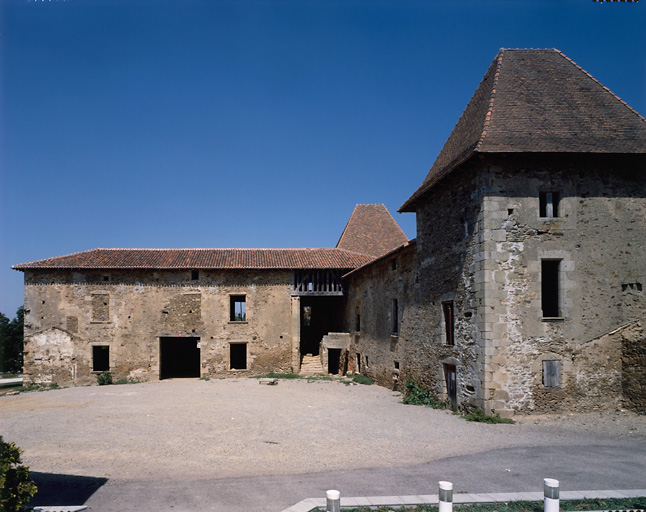 Elévation sud de l'aile Mauple.