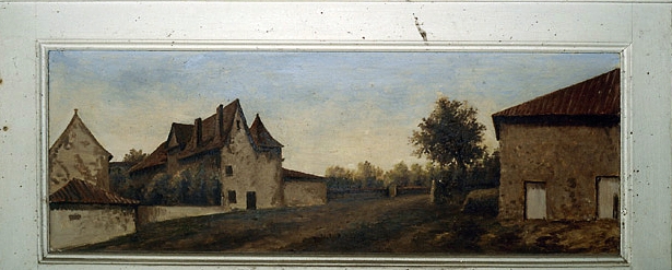 Peinture représentant le château des Prévosts.