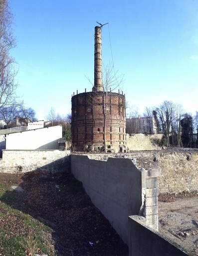 Four n° 16 après démolition de l'usine, vu du sud.