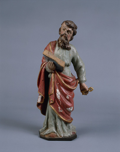 Statue (statuette de tabernacle) : saint Pierre