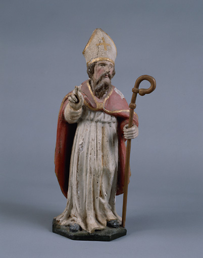 Statue (statuette de tabernacle) : saint évêque