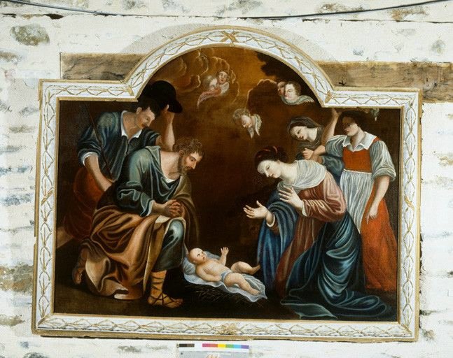 Tableau : l'Adoration des bergers