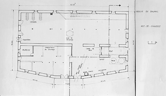 Plan du rez-de-chaussée.
